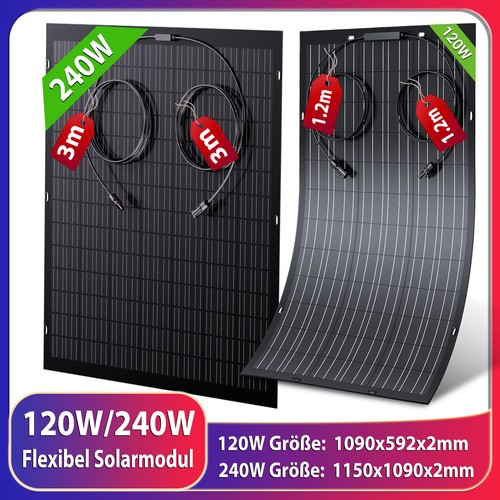 Flexibel solarmodul 120w 240w - solarmodul,