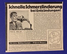 1936 Sollux Lampe, Hanau