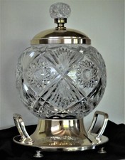 Schöne Kristallbowle aus dem