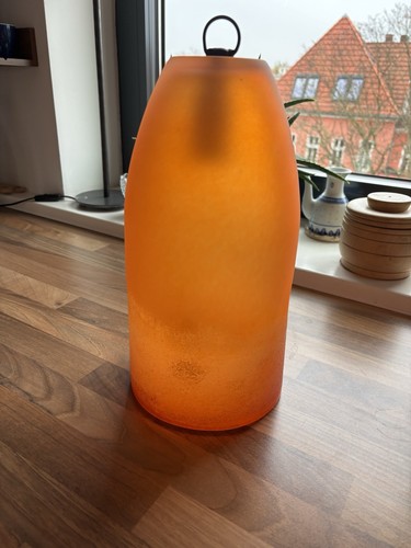 Glas lampenschirm orange - lampenschirm,
