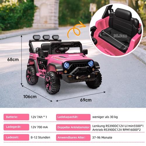 Kinder elektroauto 12v 7ah mit - kinder,