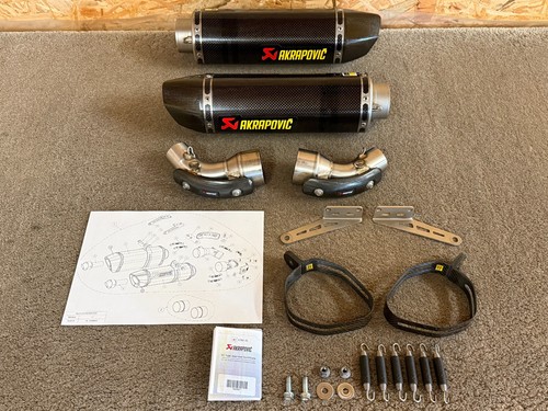 Akrapovic exhausts carbon