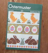 Unbenutzt - OSTERMUSTER sticken - Küken Hase Eier, Vorlagen, EIERWÄRMER - Ostern