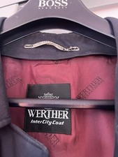 Herren Mantel LANG WERTHER INTEL CITY COAT DIOLEN QUALITÄTSGEWEBE der KULMBACHER