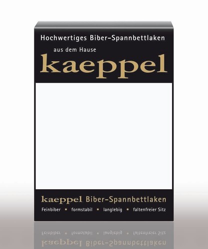 Kaeppel biber spannbettlaken - biber,