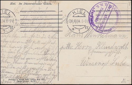 Marinefeldpost kommando sms - bs,