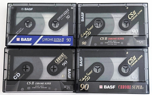 Basf audiokassetten iec ii - 4x,