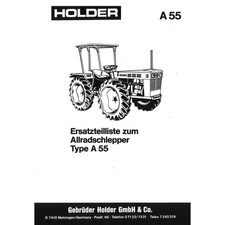 Holder typ a55 - typ, allradschlepper
