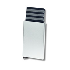 Kartenetui schwarz Aluminium