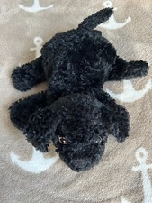 Ikea Handpuppe Hund schwarz