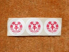 3 x Original Aufkleber DDR