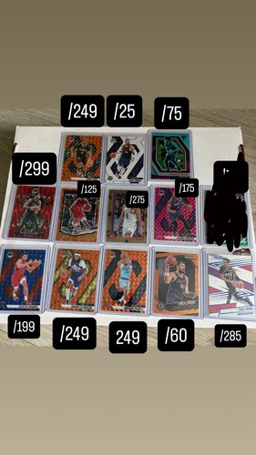 Nba trading cards - cards, lot-