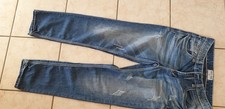 Herren Jeans Savvy DNM  32/32 Mister&Lady WEISSE NÄHTE, destroyed / Reißverschl.