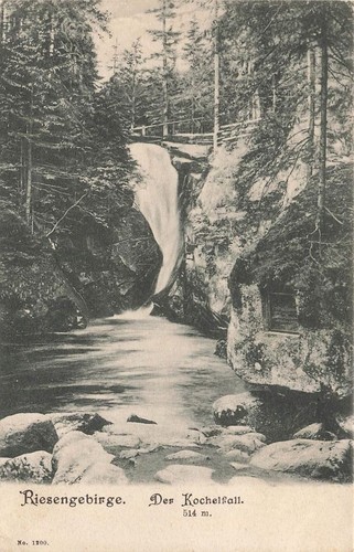 Riesengebirge kochelfall - ak,