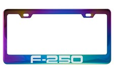 Neo Chrome License Plate Frame