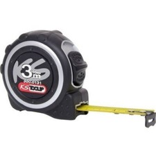 KS TOOLS Bandmaß gelb mit Feststellfunktion 3 Meter schwarz-grau 300.0131