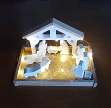Krippe aus keramikguss mit - krippe,