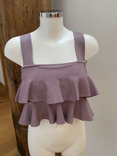 Zara crop volant - zara, zu