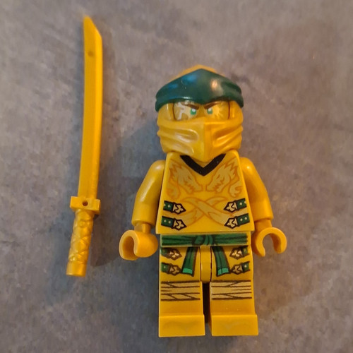 Lego minifigur ninjago golden - lego,
