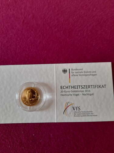Euro gold heimische vögel - 2o,