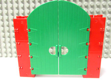 LEGO Duplo 2 x Tor  Hoftor Bauernhof Stalltor Pferdestall