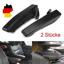 2X Auto Mittelarmlehne Verstellbar Armlehne PU Leder Armstütze Universal KFZ LKW