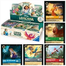 Disney Lorcana Archazias Insel Einzelkarten FOIL Sleeved NM DE Monatsupdates