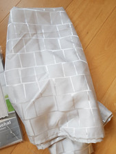 Gardine Kombischal Schlaufenband grau 245 x 140 cm Schlaufenschal Vorhang