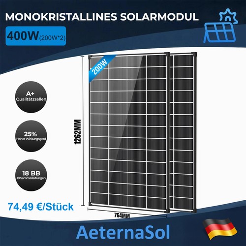 Aeternasol 400 watt - 400, (200w*2)