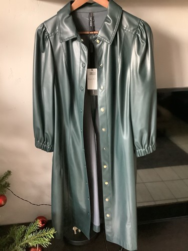 Hochwertiges lederimitat kleid - lederimitat,