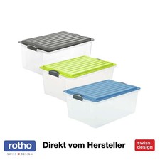 Rotho Einkaufsbox Lagerkiste Sortierbox Truhe Sammelkiste Plastikkorb Box