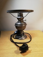 Zinnlampe ohne Lampenschirm, Höhe ca. 24 cm, ca. 400 g