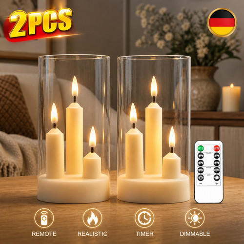 Flammenlose led kerzen - flammenlose,