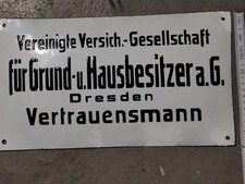 Emailleschild Vereinte