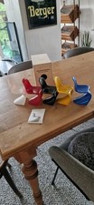 Vitra Miniatur Set von 5 Stühlen, Verner Panton