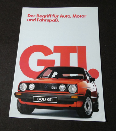 Prospekt broschüre vw golf - prospekt,
