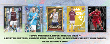 Topps Premier League 2025/26 2026 - Limited Edition, Chrome King, Gold Lion +