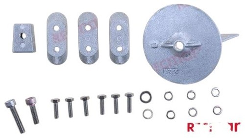 Satz von aluminium anoden - satz, aluminium-anoden