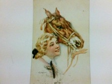 Künstler AK Mädchen gibt