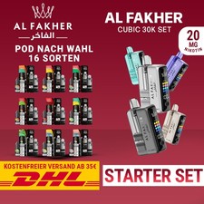 Al Fakher Cubic 30K Set E-Zigarette E-Shisha - Alle Sorten