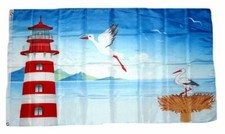 Flagge / Fahne Leuchtturm