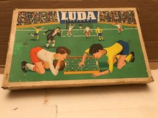 Sehr altes original DDR Fußballspiel Tischfußball LUDA mit Original Karton *