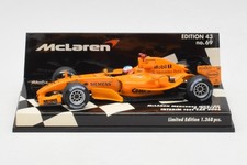 530064395 F1 McLaren Mercedes MP4-20 G.Paffett Test Car 2006 Minichamps 1/43