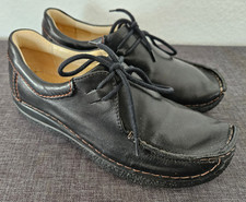 Wolky Halbschuh Damen Slipper feste Schuhe Gr.39 Schwarz Leder AJ