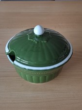 Gallo Florentine Landleben grün  Schüssel mit Deckel d. 19cm Top-Zustand 