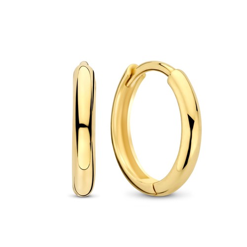 Klappcreolen 585 gold 12mm - gold,