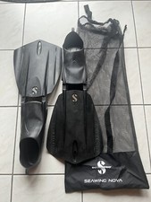 Seawing Nova Flosse Fußteilflossen, Schwarz Größe L 42-44