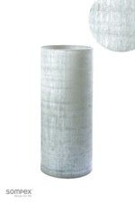 Blumenvase grau Glas Boden