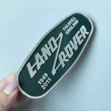 Car Grill Badge for Land Rover Defender Solihull England Metal Emblem 2 Pins