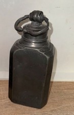 antike Zinn Schraubflasche, achteckig, (Gemarkt ) siehe Bilder/Punze 1710?